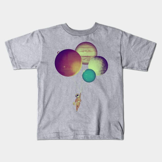 i become an astronaut Kids T-Shirt by masslos